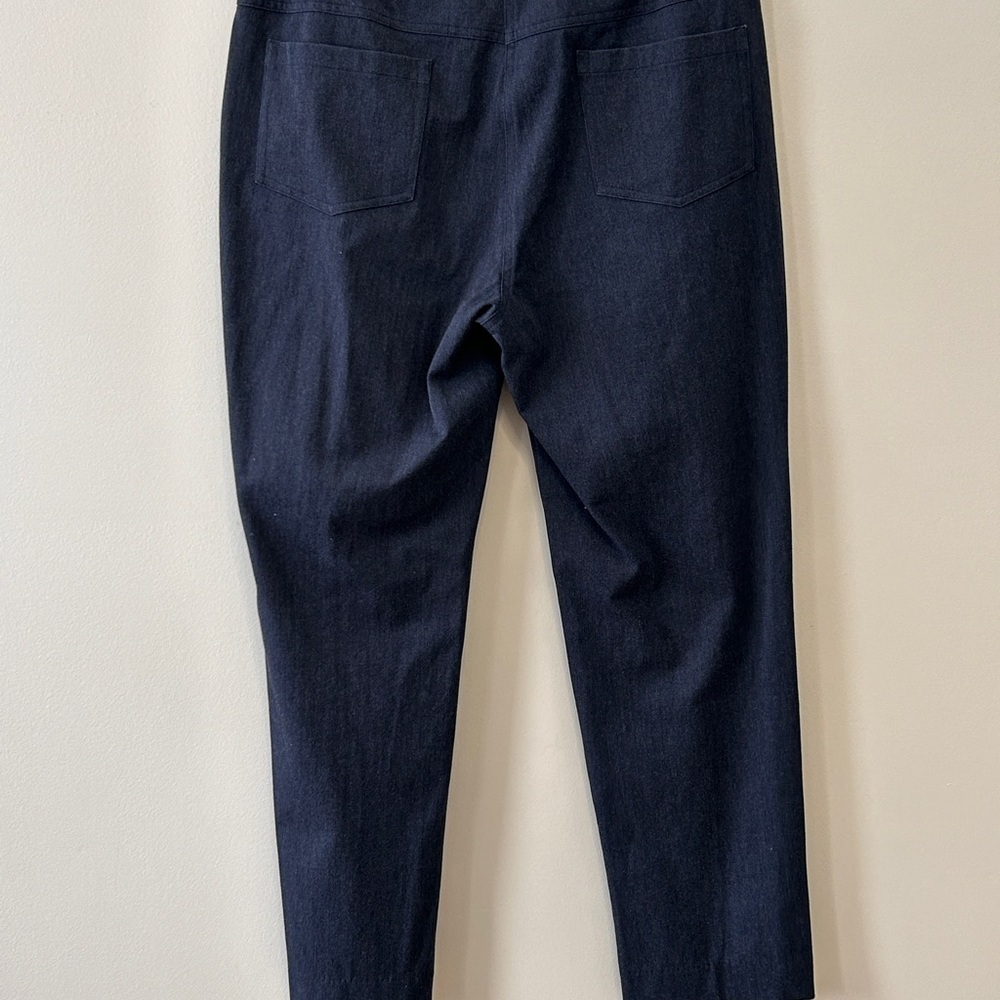 J McLaughlin Size 10, 5 Pocket Stretch Straight Leg Pants  Ankle Casual Work - Picture 2 of 9